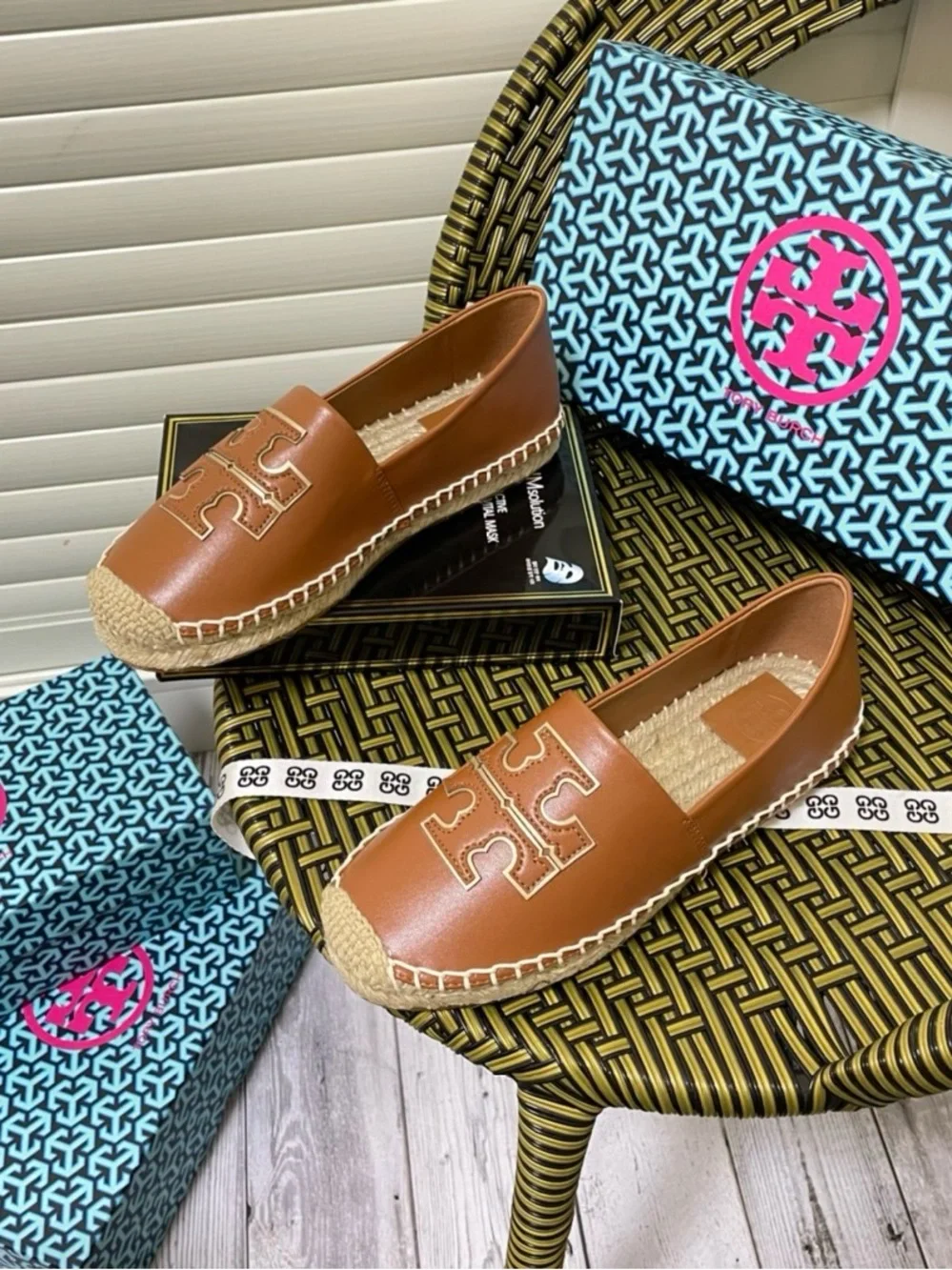 Tory Burch cognac leather
